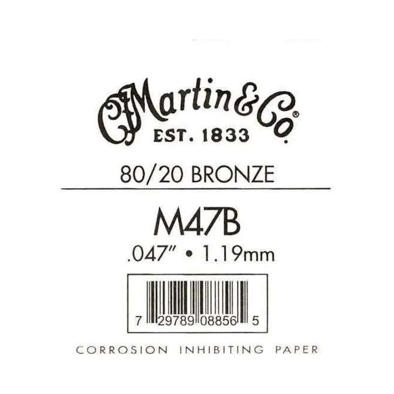 Martin Bronze Wound Ball End Single String .047