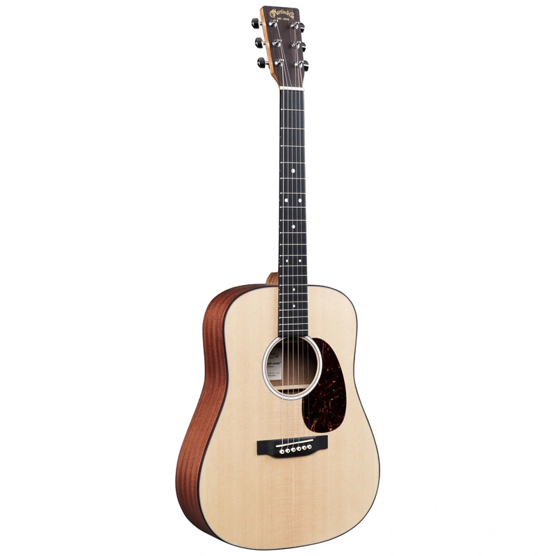 Martin D Jr-10E Acoustic-Electric Guitar - Natural Spruce