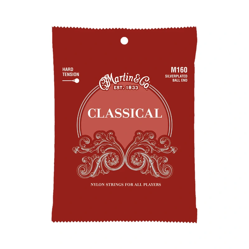 Martin M160 Classical High Tension Guitar, Ball End Set