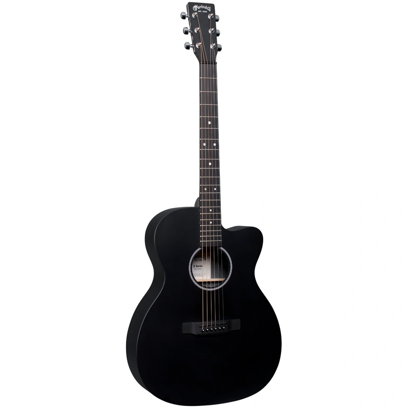 Martin OMC-X1E Acoustic-Electric Guitar - Jett Black