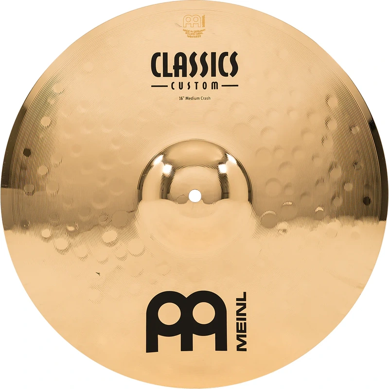Meinl B10 Bronze Classics Custom Medium Crash- Brilliant 16 inch