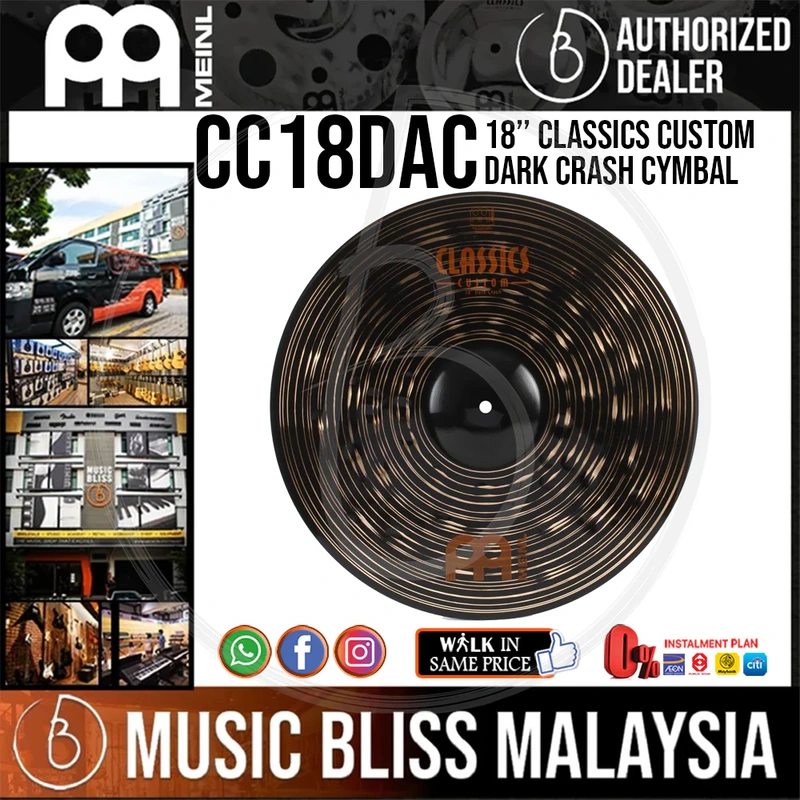 Meinl CC18DAC 18 Classics Custom Dark Crash Cymbal