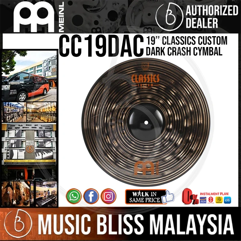 Meinl CC19DAC 19 Classics Custom Dark Crash Cymbal