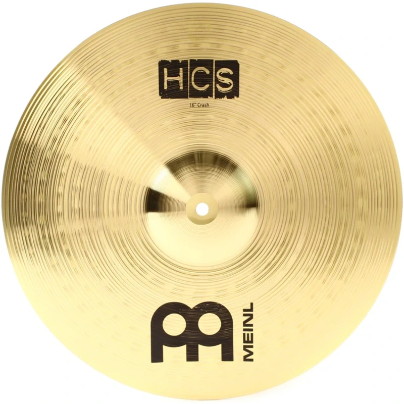 Meinl Cymbals HCS16C 16" HCS Brass Crash Cymbal for Drum Set