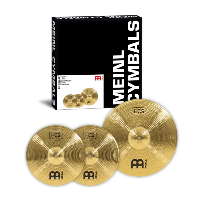 Meinl HCS 14" Hi-Hats and 18" Crash-Ride Cymbal Set