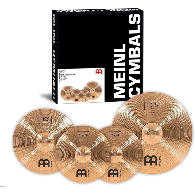 Meinl HCSB141620 HCS Bronze Complete Cymbal Set - 14/16/20"
