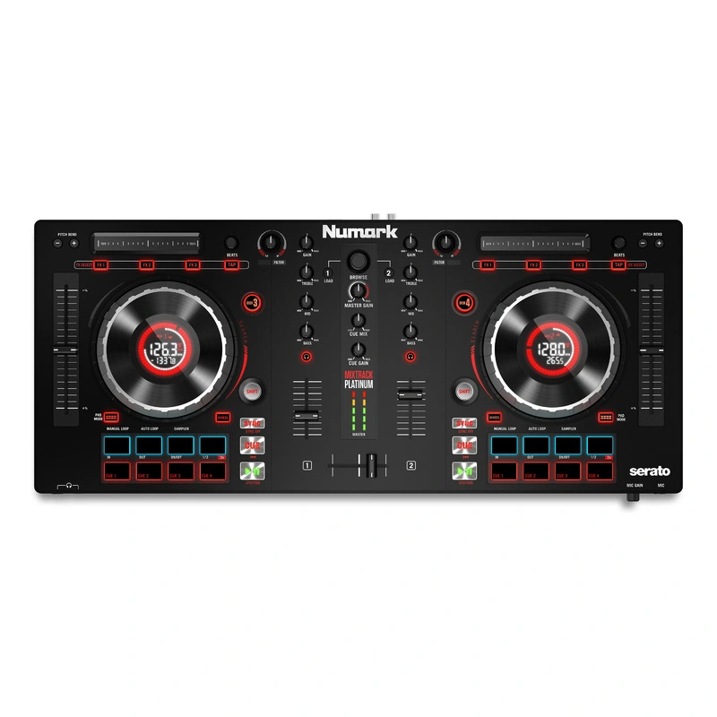 Mixtrack Platinum Controlador DJ con pantalla Jog Wheel