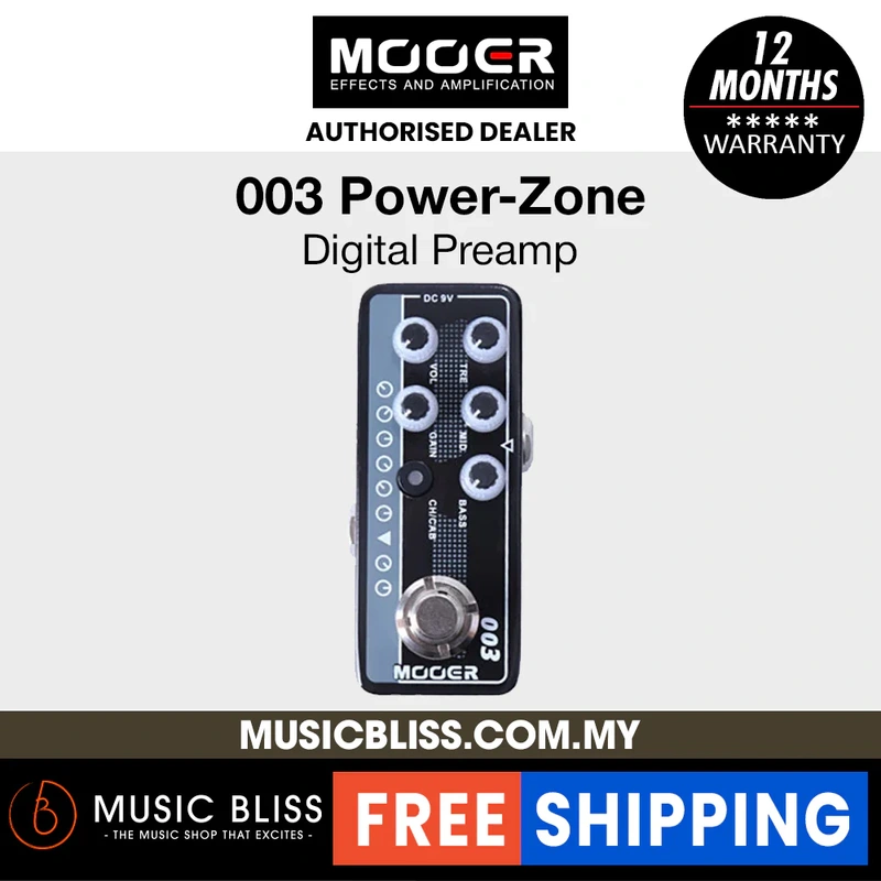 Mooer 003 Power-Zone Micro Preamp Pedal