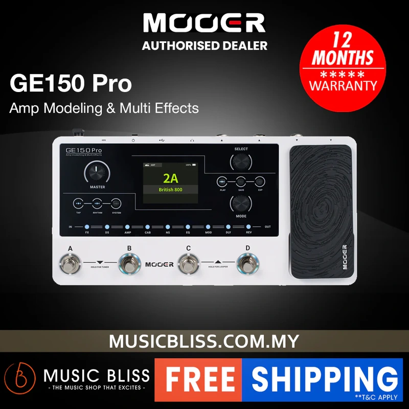 Mooer GE150 PRO - Amp Modeling & Multi Effects
