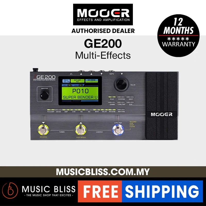 Mooer GE200 Multi Effects Pedal