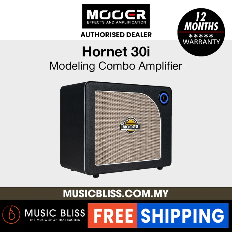 Mooer Hornet 30i Modeling Combo Amplifier - Black
