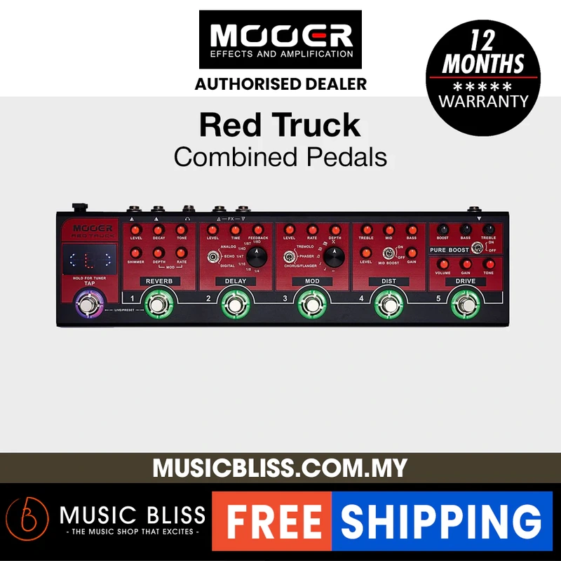 Mooer Red Truck Multi-Effects Pedal