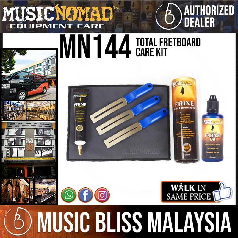 Music Nomad MN144 Total Fretboard Care Kit - FRINE Kit