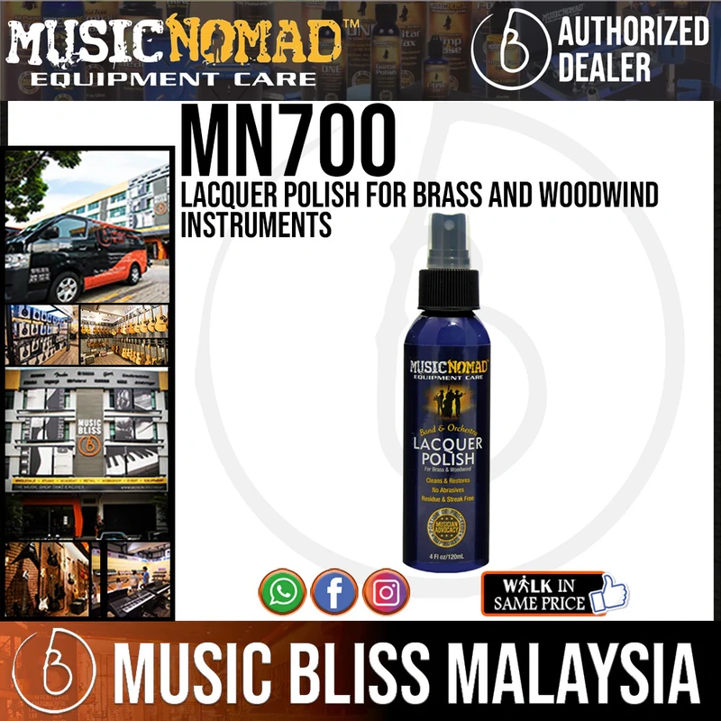 Music Nomad MN700 Lacquer Polish for Brass and Woodwind Instruments