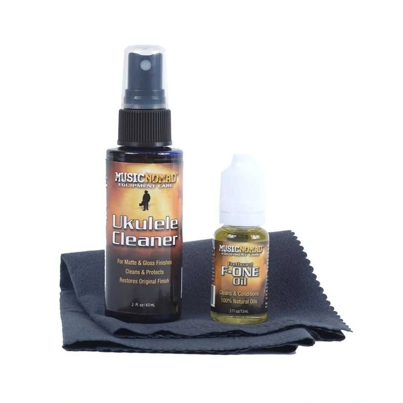 Musicnomad Premium Ukulele Care Kit, 3 Piece
