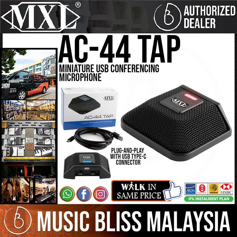 MXL AC-44 Tap Miniature USB Conferencing Microphone