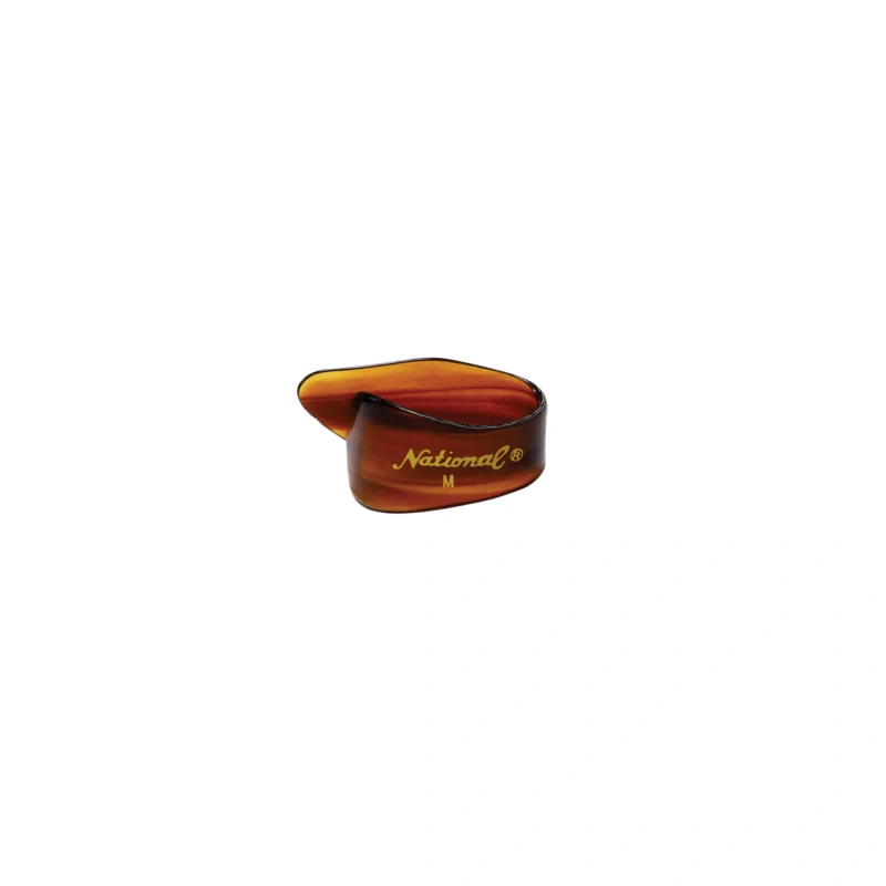National NP7 Celluloid Thumbpicks, Medium, Shell, 4-Pack