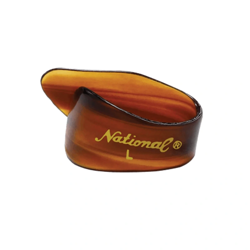 National NP8 Celluloid Thumbpicks, Large, Shell, 4-Pack