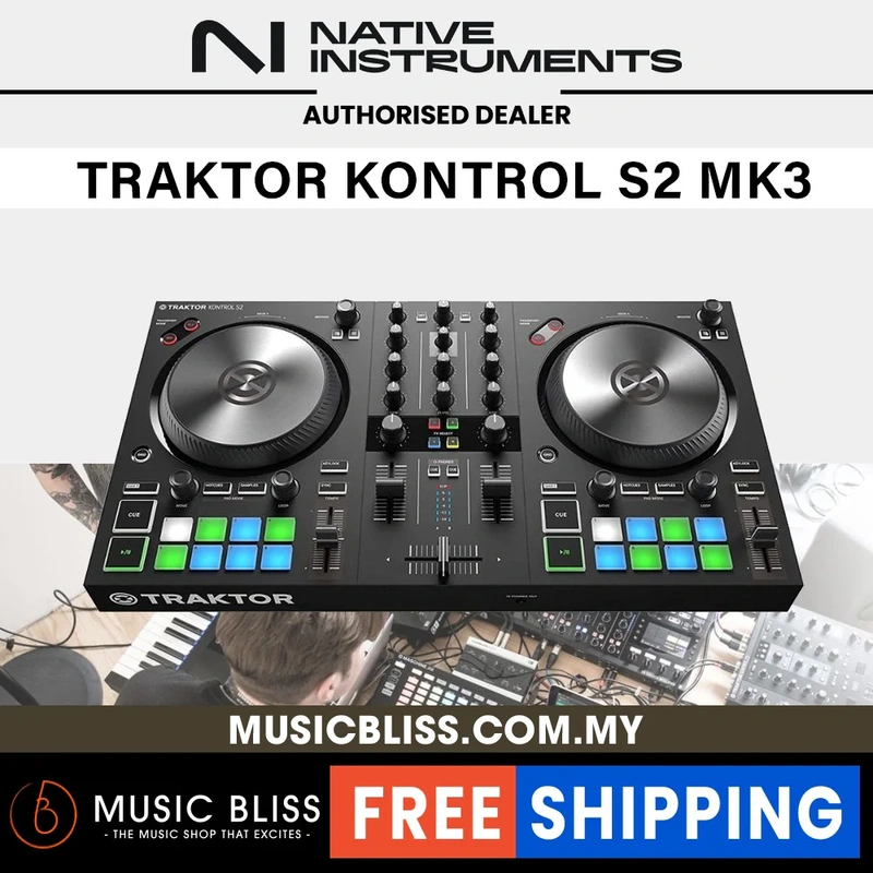 Native Instruments Traktor Kontrol S2 MK3 USB DJ Control Surface