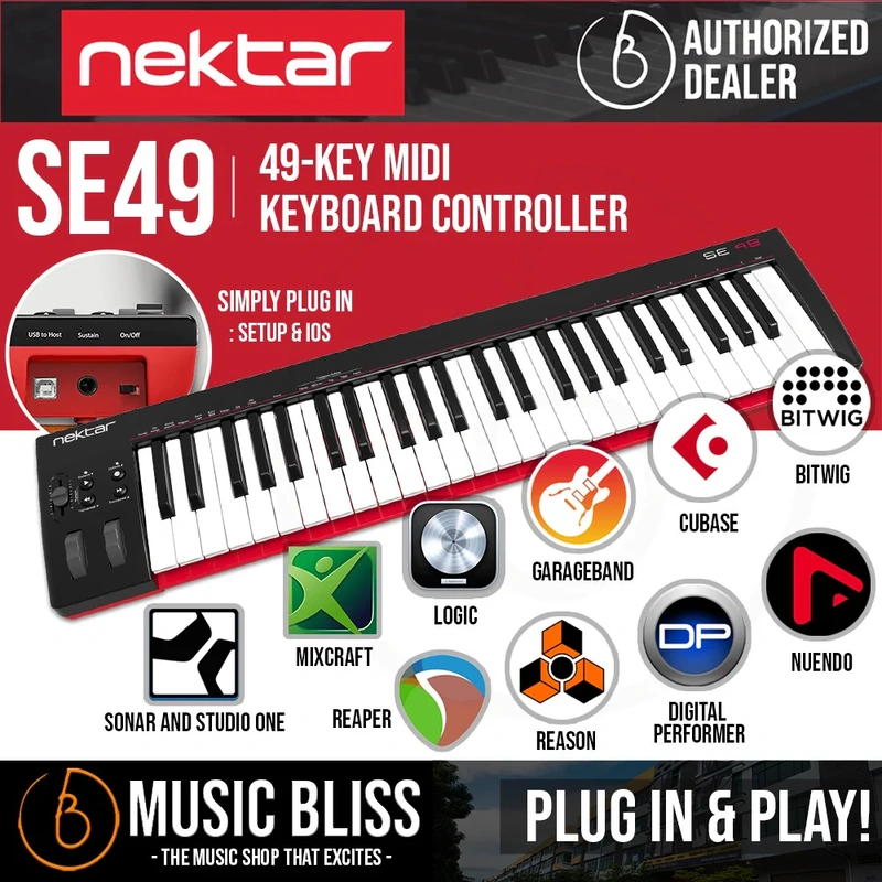 Nektar SE49 49-key MIDI Keyboard Controller