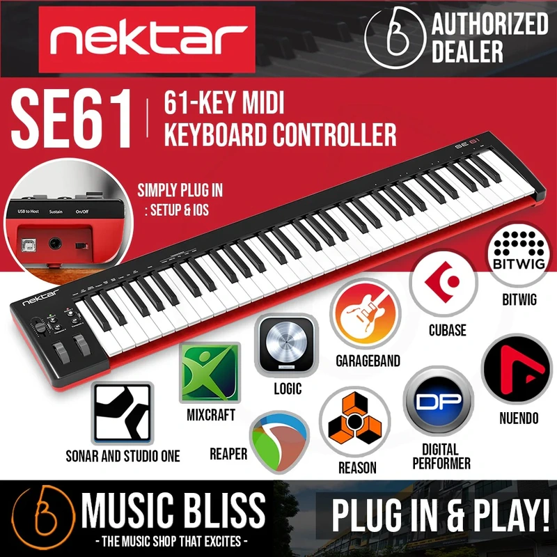 Nektar SE61 61-key MIDI Keyboard Controller