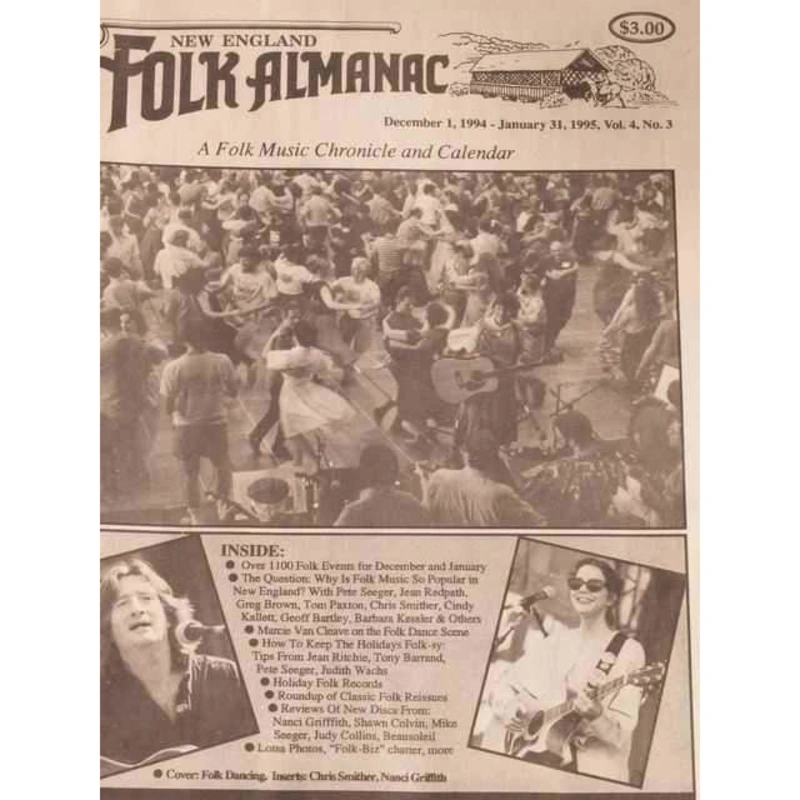 New England Folk Almanac, Vol. 4, No. 3, Dec. 1, 1994 to Jan. 31, 1995