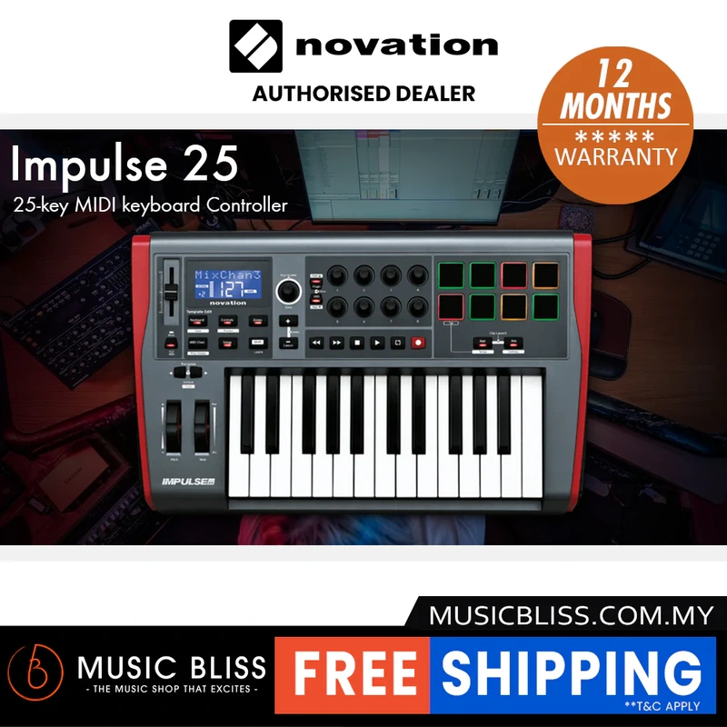 Novation Impulse 25 Keyboard Controller