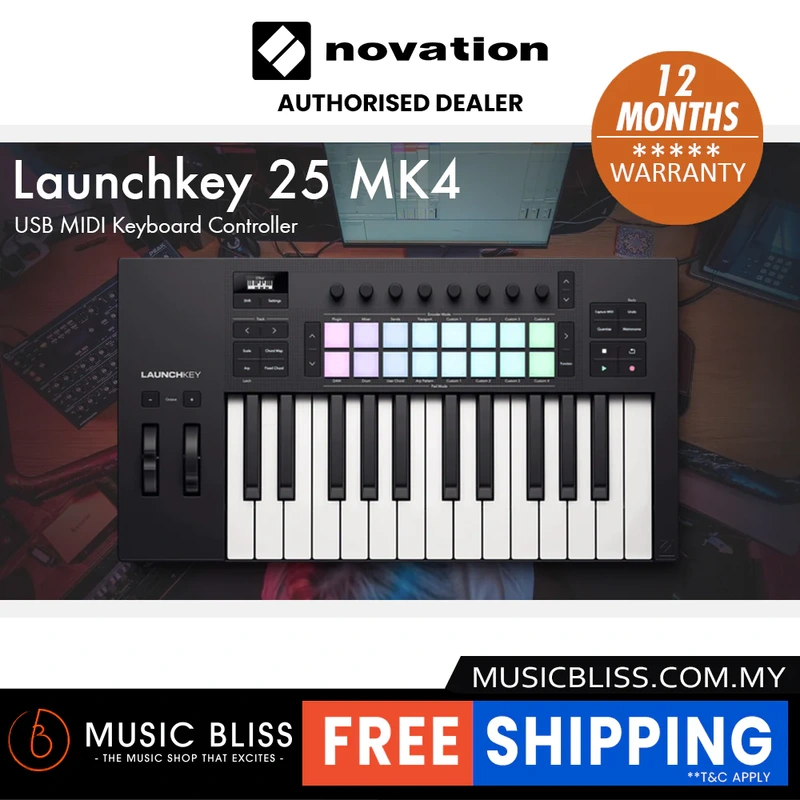 Novation Launchkey 25 MK4 25-key Keyboard Controller