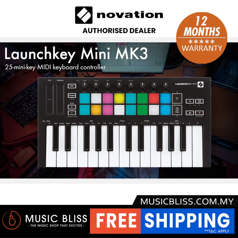 Novation Launchkey Mini mk3 Keyboard Controller