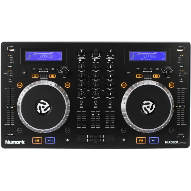 Numark MixDeck Express Premium DJ Controller with CD & USB Playback