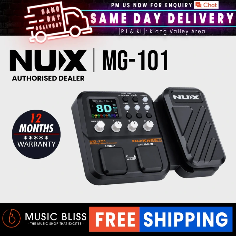 NUX MG-101 Modeling Guitar Processor