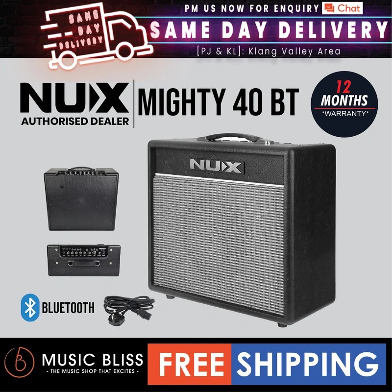NUX Mighty 40 BT 40-watt Modeling Amplifier
