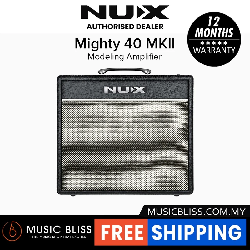 NUX Mighty 40 MKII 20-watt Compact Guitar Amplifier