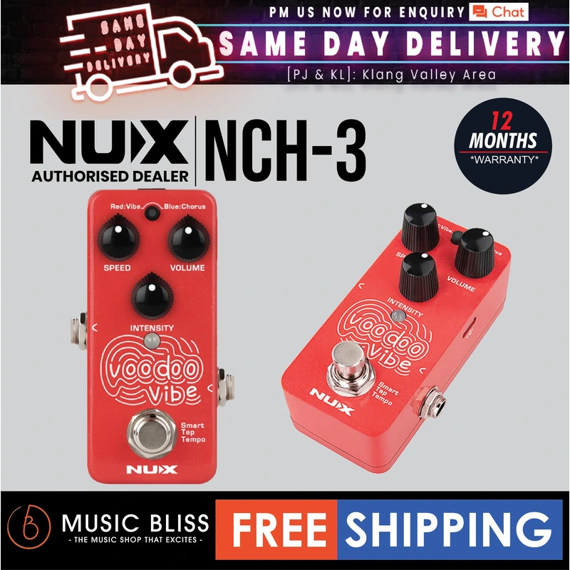 NUX NCH-3 Voodoo Vibe Effects Pedal