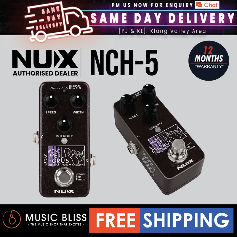 NUX NCH-5 Mini SCF Modulation Effects Pedal