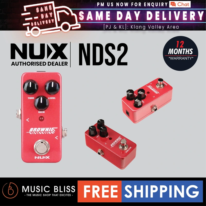 NUX NDS2 Brownie Distortion Pedal