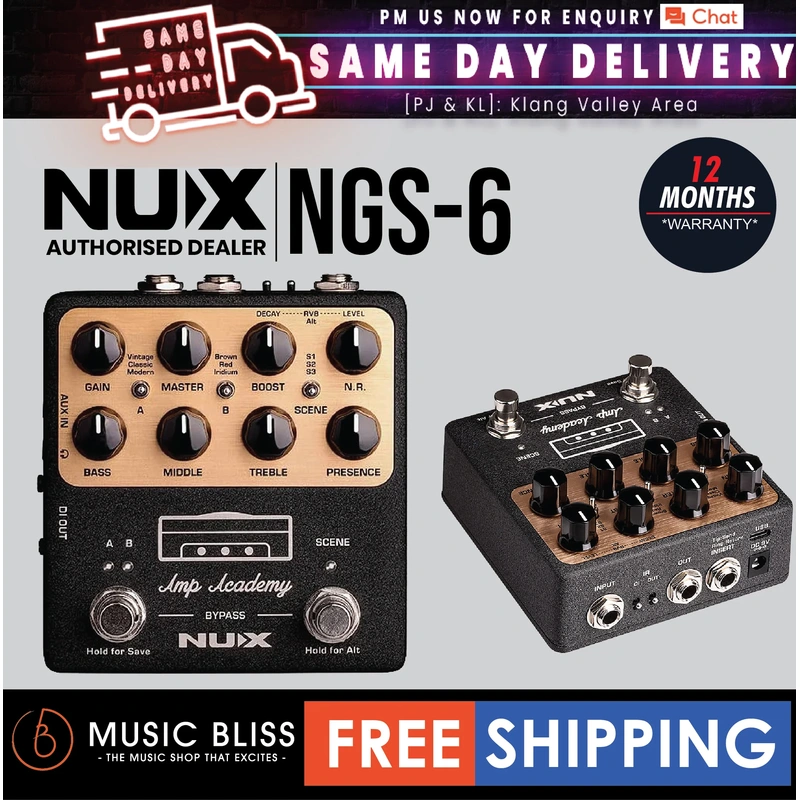 NUX NGS6 Verdugo SRS Amp Academy Amp Modeler