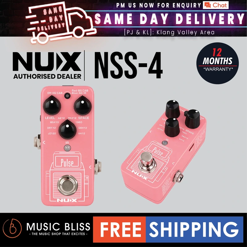 NUX NSS4 Pulse Mini-IR Loader Guitar Effects Pedal