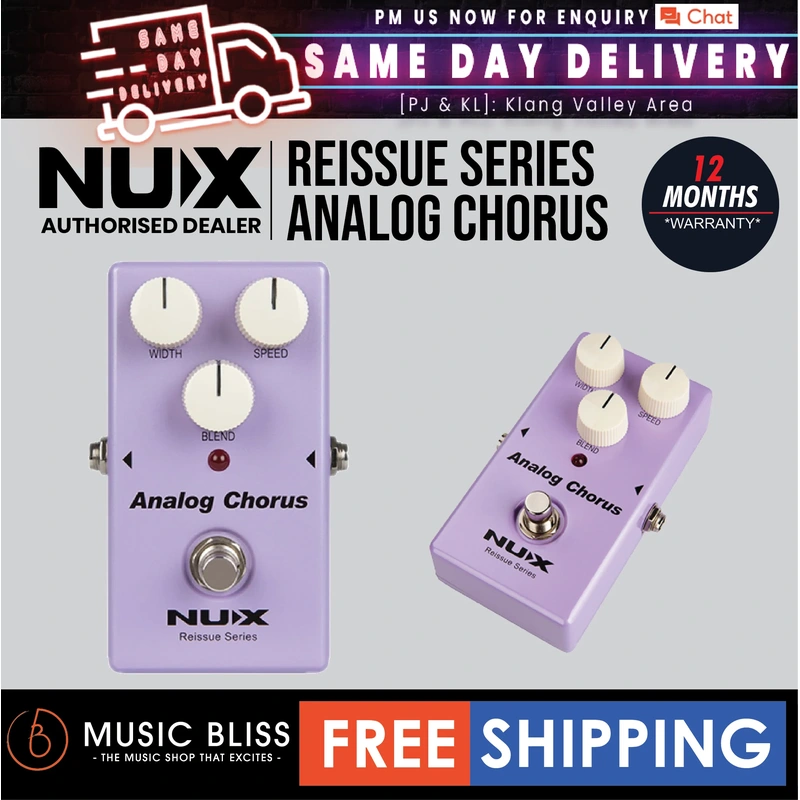 NUX Reissue Series Analog Chorus Pedal