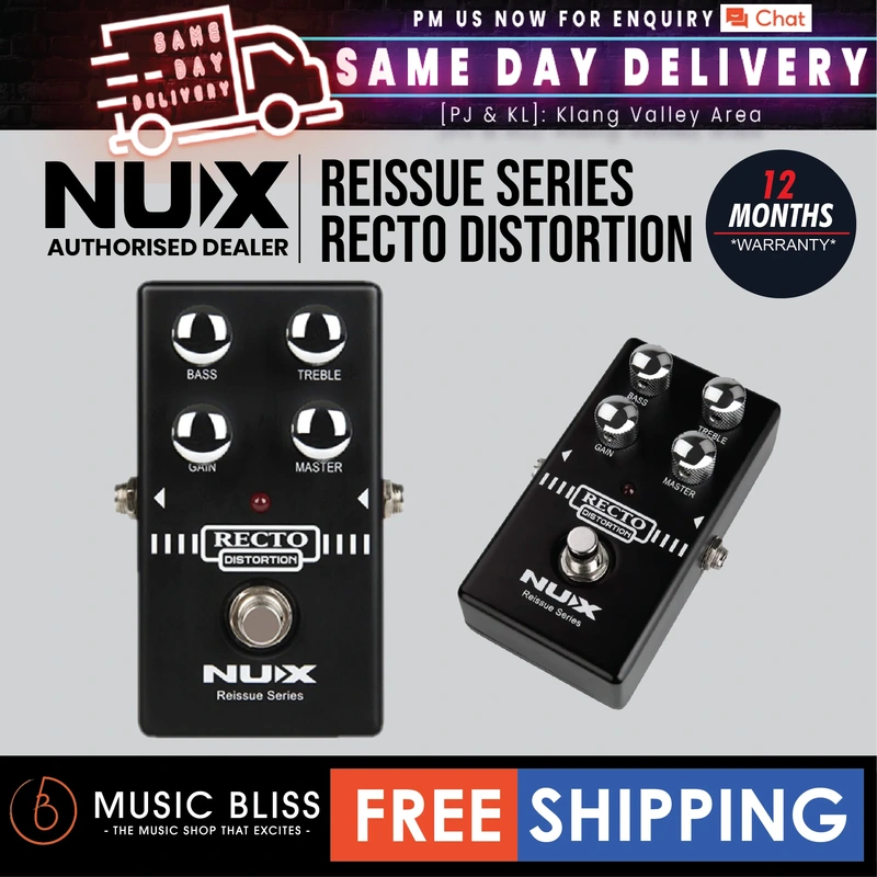 NUX Reissue Series Recto Distortion Pedal