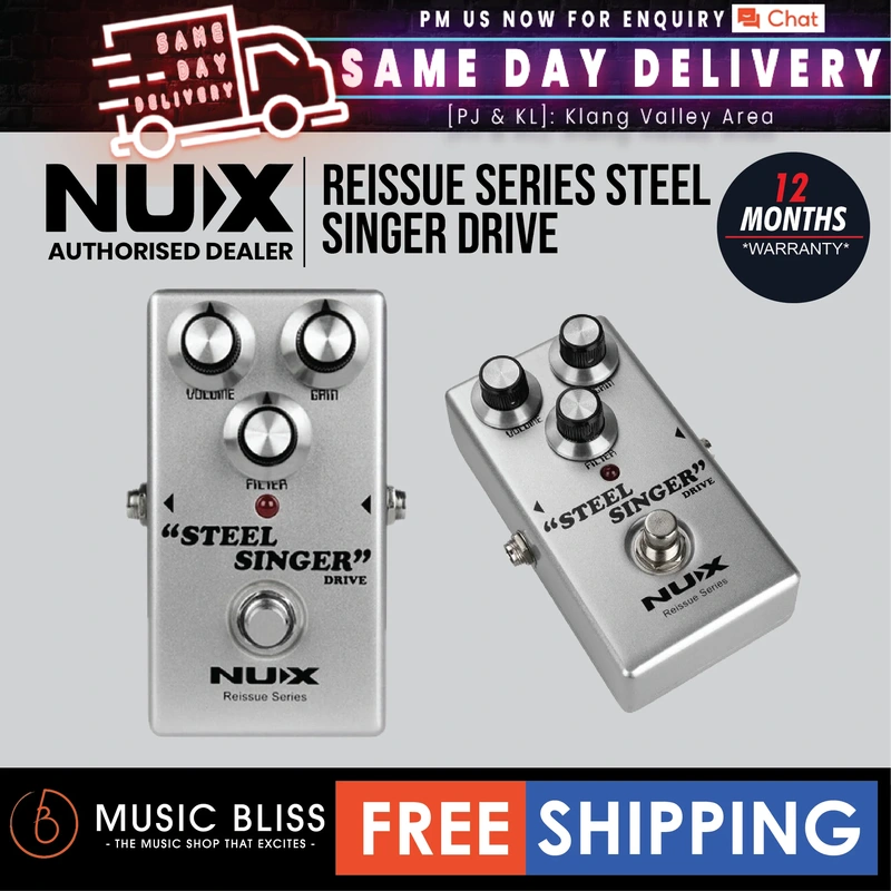 NUX Reissue Series Steel Singer Drive Pedal