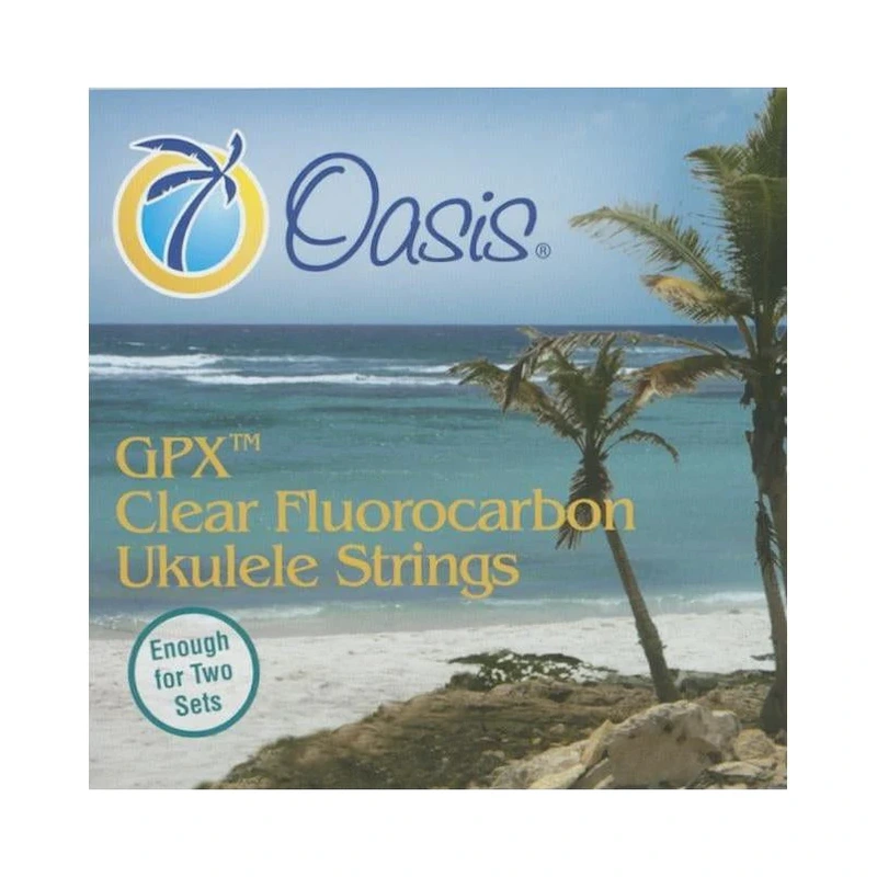 Oasis UKE-8001F Bright Low G Uke Set, All Fluorocarbon Strings