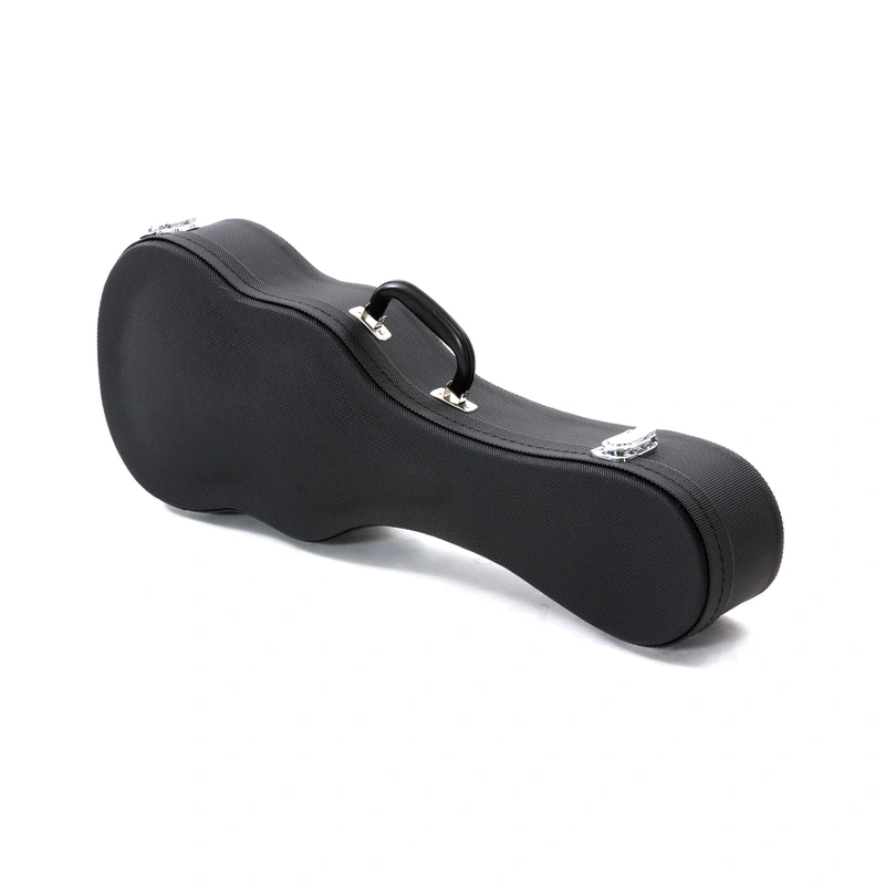 Ohana Deluxe Black Hardshell Concert Ukulele Case