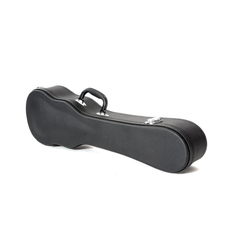 Ohana Deluxe Black Hardshell Soprano Ukulele Case with Extended Length