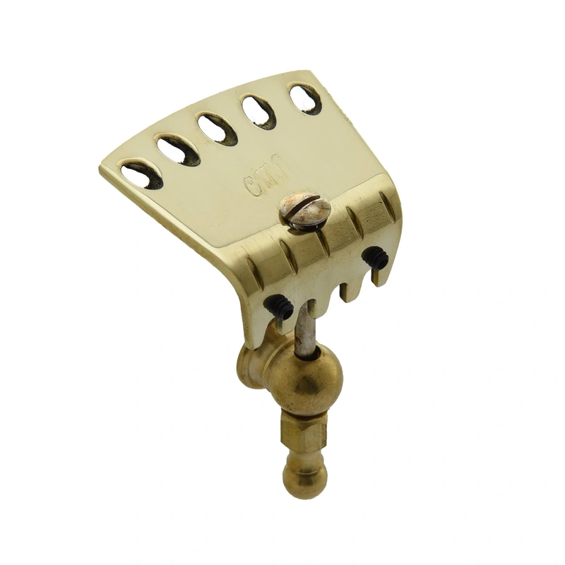 Ome Sweetone Banjo Tailpiece, Short, Polished Brass
