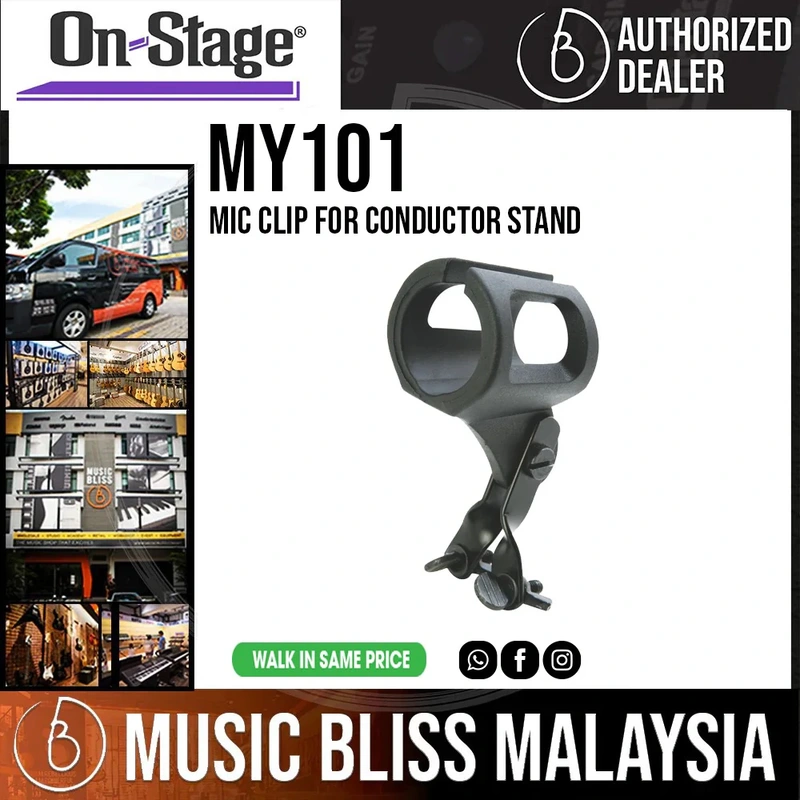 On-Stage MY101 Mic Clip for Conductor Stand