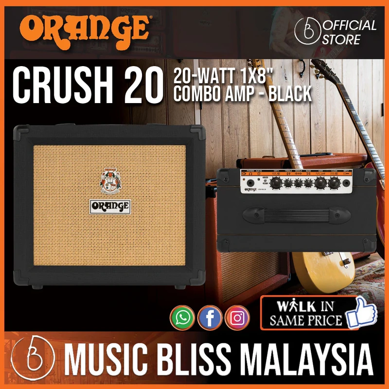 Orange Crush 20 - 20-watt 1x8" Combo Amp - Black