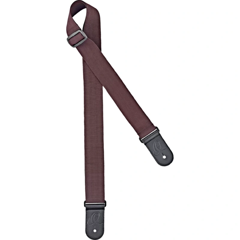 Ortega Guitar Unicolor Nylon Strap - Brown