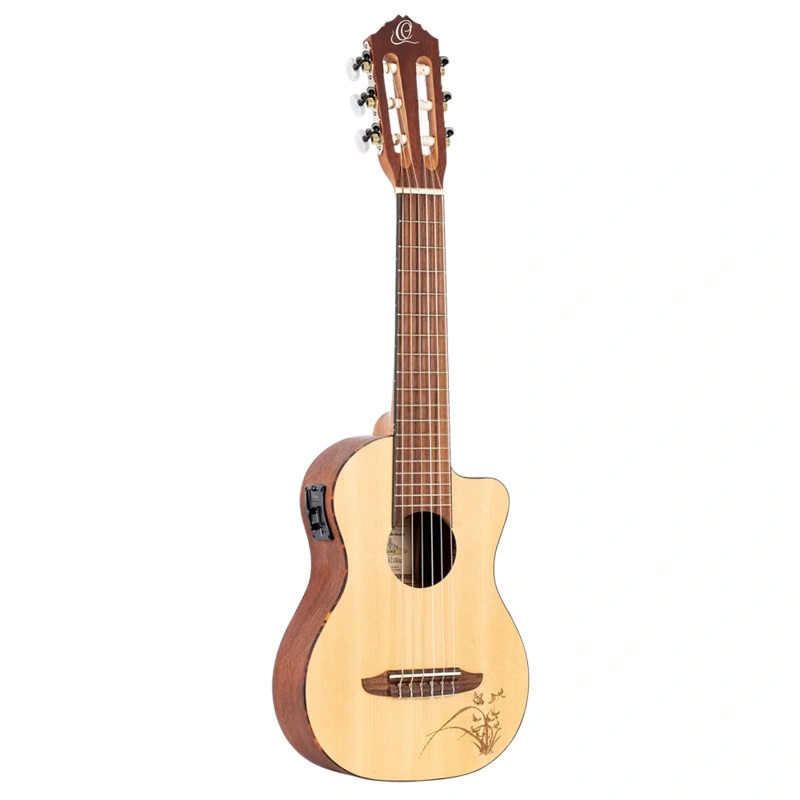 Ortega Mini Travel Series 1/8 Size Guitar MagusUke electronics