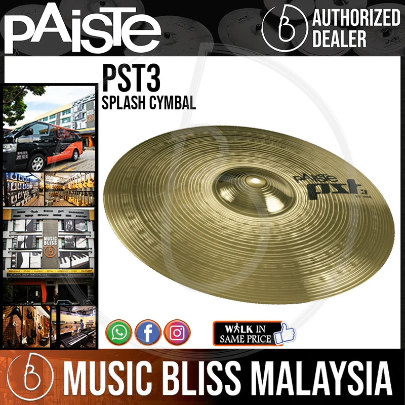 Paiste 10" PST 3 Splash Cymbal - 10 inch